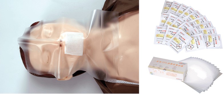 一次性CPR训练屏障消毒面膜（50片/盒）