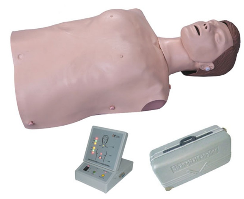 高级电子半身心肺复苏训练模拟人JY/CPR200S 