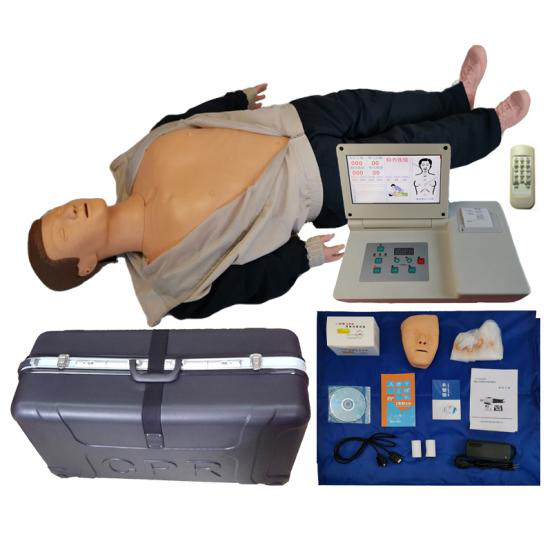 JY/CPR690S-G大屏幕液晶彩显高级电脑心肺复苏模拟人（RF遥控器控制）